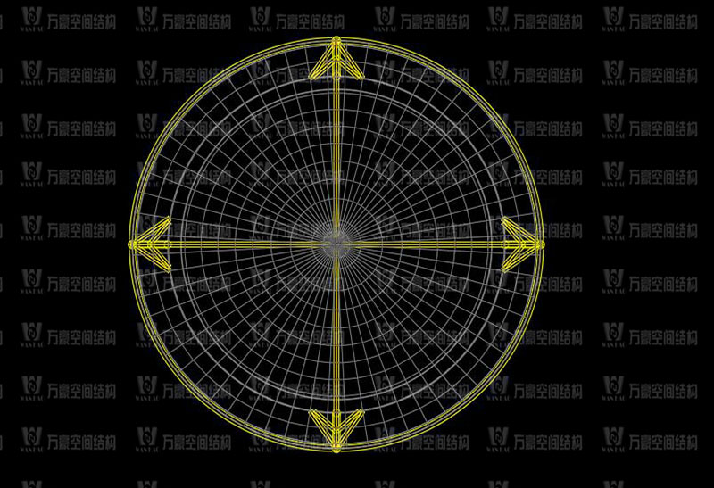 淮安鹽化新材料產(chǎn)業(yè)園區(qū)污水處理廠膜結(jié)構(gòu)項(xiàng)目竣工