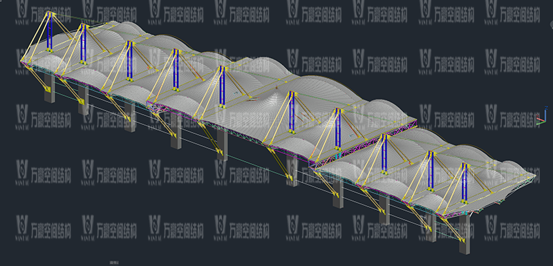 汕尾市體育中心（一期）工程田徑場(chǎng)膜結(jié)構(gòu)項(xiàng)目