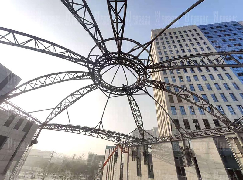 新泰卓越·財(cái)富廣場(chǎng)異型鋼結(jié)構(gòu)項(xiàng)目 新泰卓越·財(cái)富廣場(chǎng)異型鋼結(jié)構(gòu)項(xiàng)目