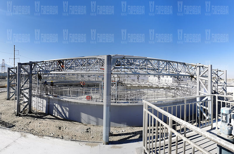 格爾木工業(yè)園污水池異型鋼結(jié)構(gòu)項(xiàng)目 格爾木工業(yè)園污水池異型鋼結(jié)構(gòu)項(xiàng)目