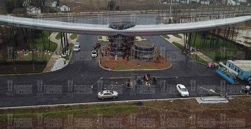 四川南充電影學院景觀膜結構項目竣工