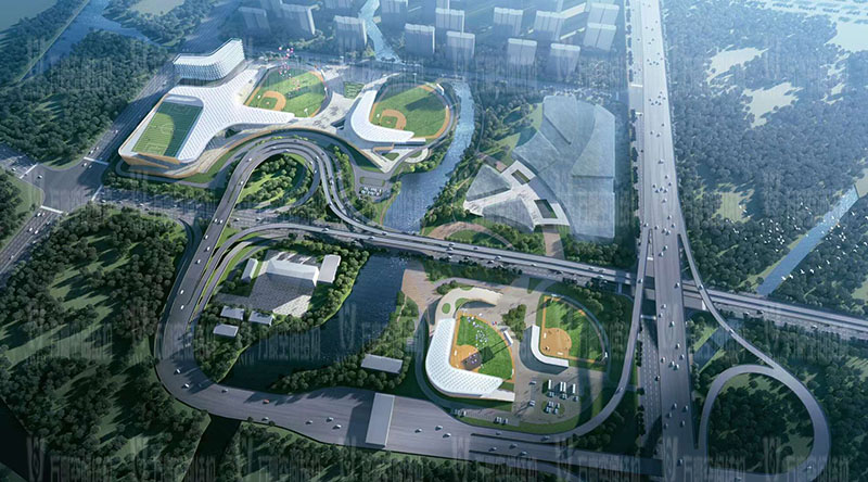 杭州亞運會棒（壘）球體育文化中心膜結(jié)構(gòu)項目火熱施工中