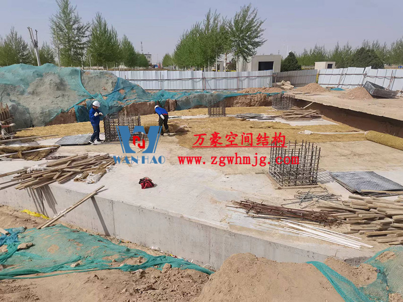 陜西定邊馬蓮灘沙漠公園鋼膜結(jié)構(gòu)工程