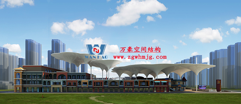 山東聊城萬達(dá)小鎮(zhèn)七彩祥云PTFE膜結(jié)構(gòu)項目 山東聊城萬達(dá)小鎮(zhèn)七彩祥云PTFE膜結(jié)構(gòu)項目