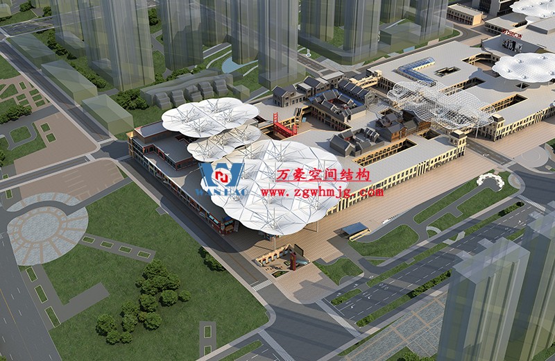 山東聊城萬達(dá)小鎮(zhèn)七彩祥云PTFE膜結(jié)構(gòu)項目 山東聊城萬達(dá)小鎮(zhèn)七彩祥云PTFE膜結(jié)構(gòu)項目