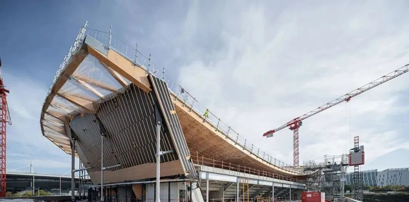 【木制勁性懸索結(jié)構(gòu)】2024巴黎奧運會水上運動中心 【木制勁性懸索結(jié)構(gòu)】2024巴黎奧運會水上運動中心