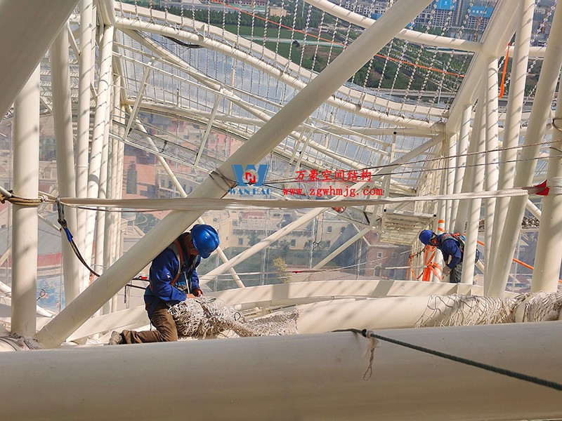 西安絲路塔ETFE索膜結(jié)構(gòu)工程 西安絲路塔ETFE索膜結(jié)構(gòu)工程