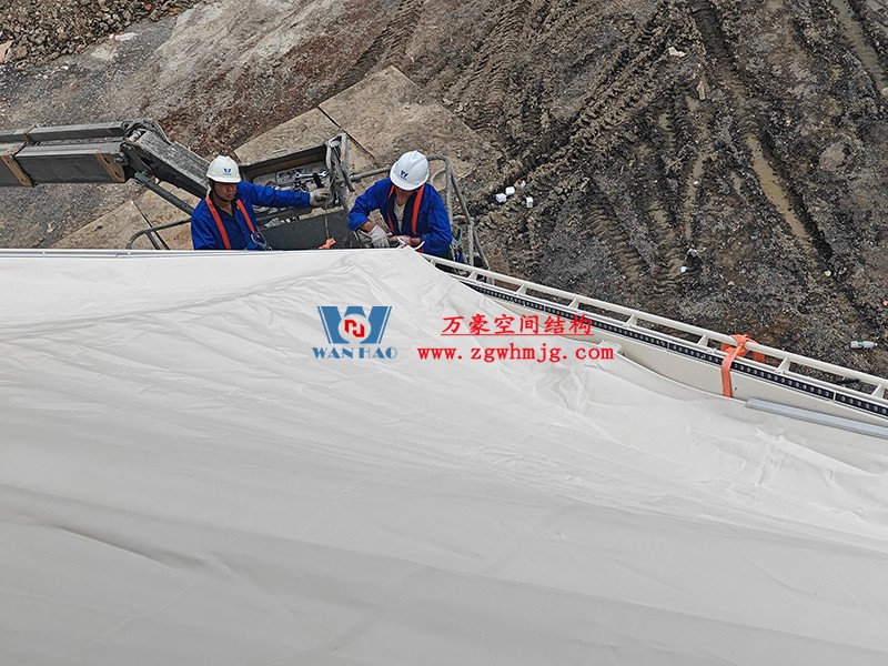 萬豪2023第8標-數智農業(yè)產業(yè)園先行啟動區(qū)塊項目設計施工總承包-瞭望塔膜結構工程