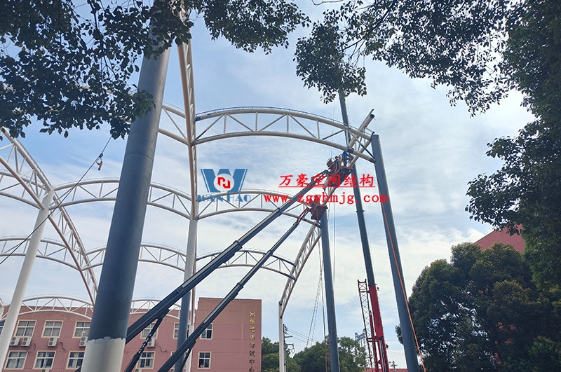 國網(wǎng)江西省電力有限公司培訓(xùn)中心實訓(xùn)基地改造膜結(jié)構(gòu)項目最新施工進(jìn)度 國網(wǎng)江西省電力有限公司培訓(xùn)中心實訓(xùn)基地改造膜結(jié)構(gòu)項目最新施工進(jìn)度