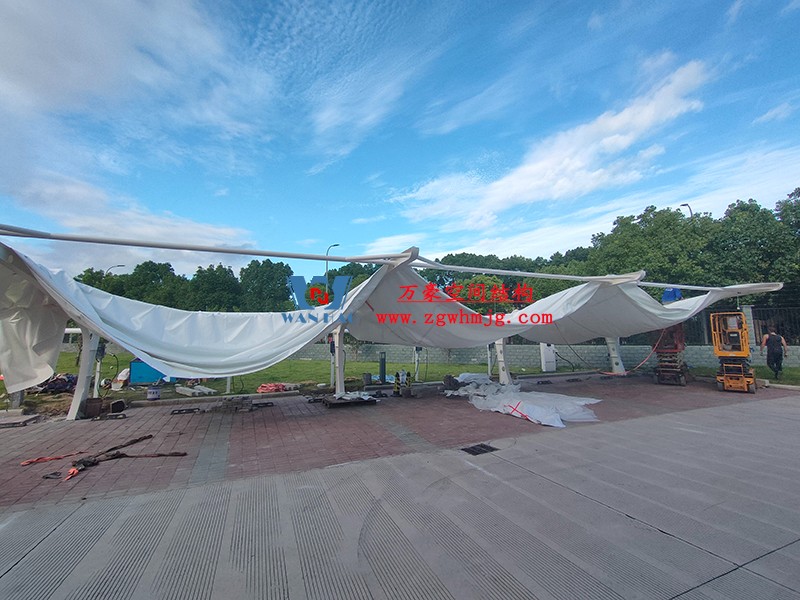 中國民用航空寧波控住交通管理站車棚建造項目 中國民用航空寧波控住交通管理站車棚建造項目