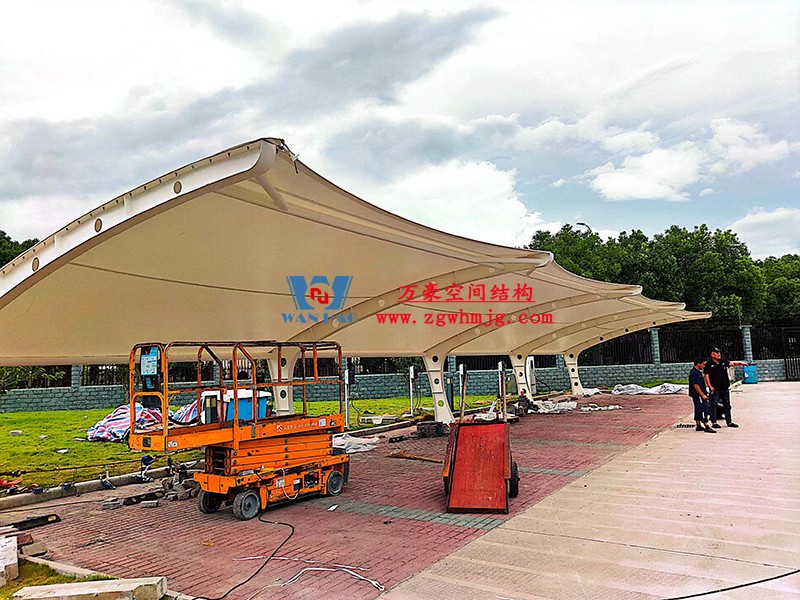 中國民用航空寧波控住交通管理站車棚建造項目 中國民用航空寧波控住交通管理站車棚建造項目