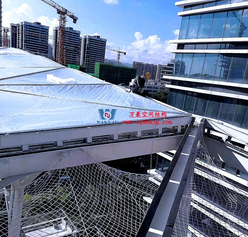 縱使烈日炎炎，腳步從未止歇！海南這個ETFE氣枕膜項目施工進度有最新消息