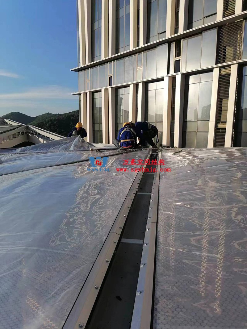 中交海南總部基地項(xiàng)目A地塊三標(biāo)段ETFE膜結(jié)構(gòu)項(xiàng)目 中交海南總部基地項(xiàng)目A地塊三標(biāo)段ETFE膜結(jié)構(gòu)項(xiàng)目