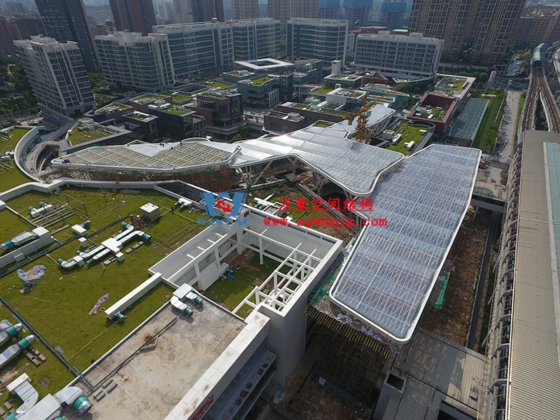 深圳龍華地鐵站ETFE天幕膜結構項目 深圳龍華地鐵站ETFE天幕膜結構項目