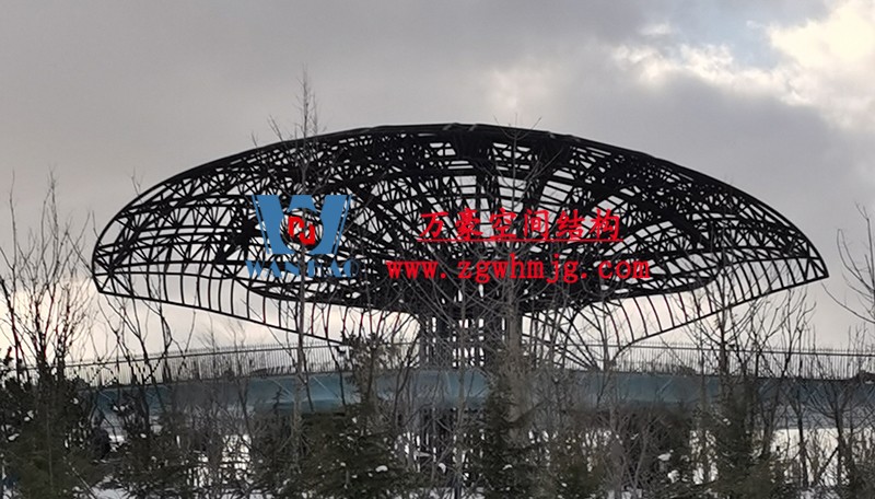 威海經貿交流中心異型鋼結構項目 威海經貿交流中心異型鋼結構項目