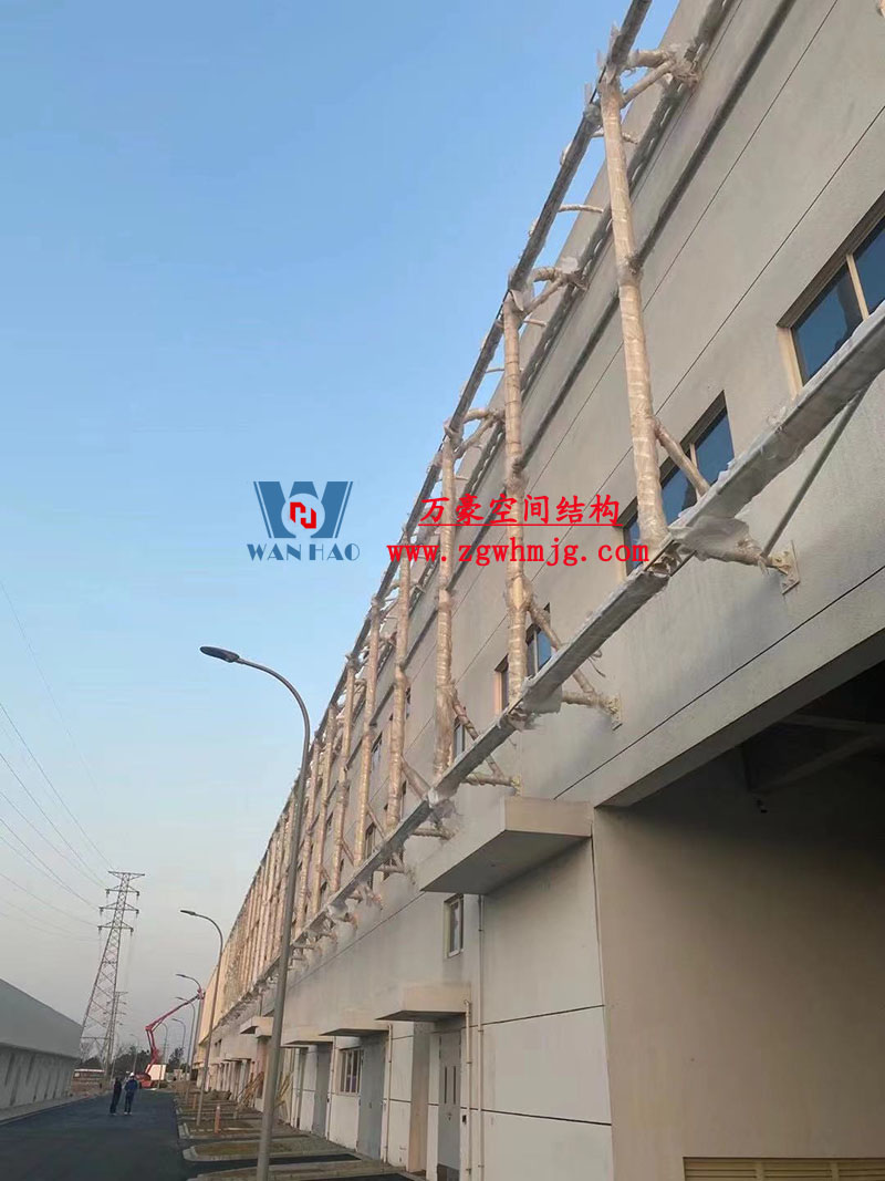 寧波益富樂(lè)公司新廠房外立面PTFE網(wǎng)格膜結(jié)構(gòu)工程 寧波益富樂(lè)公司新廠房外立面PTFE網(wǎng)格膜結(jié)構(gòu)工程