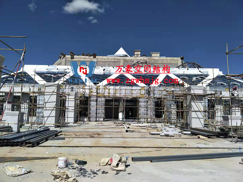 青海茶卡鹽湖天空之境集散中心鋼膜結構項目 青海茶卡鹽湖天空之境集散中心鋼膜結構項目