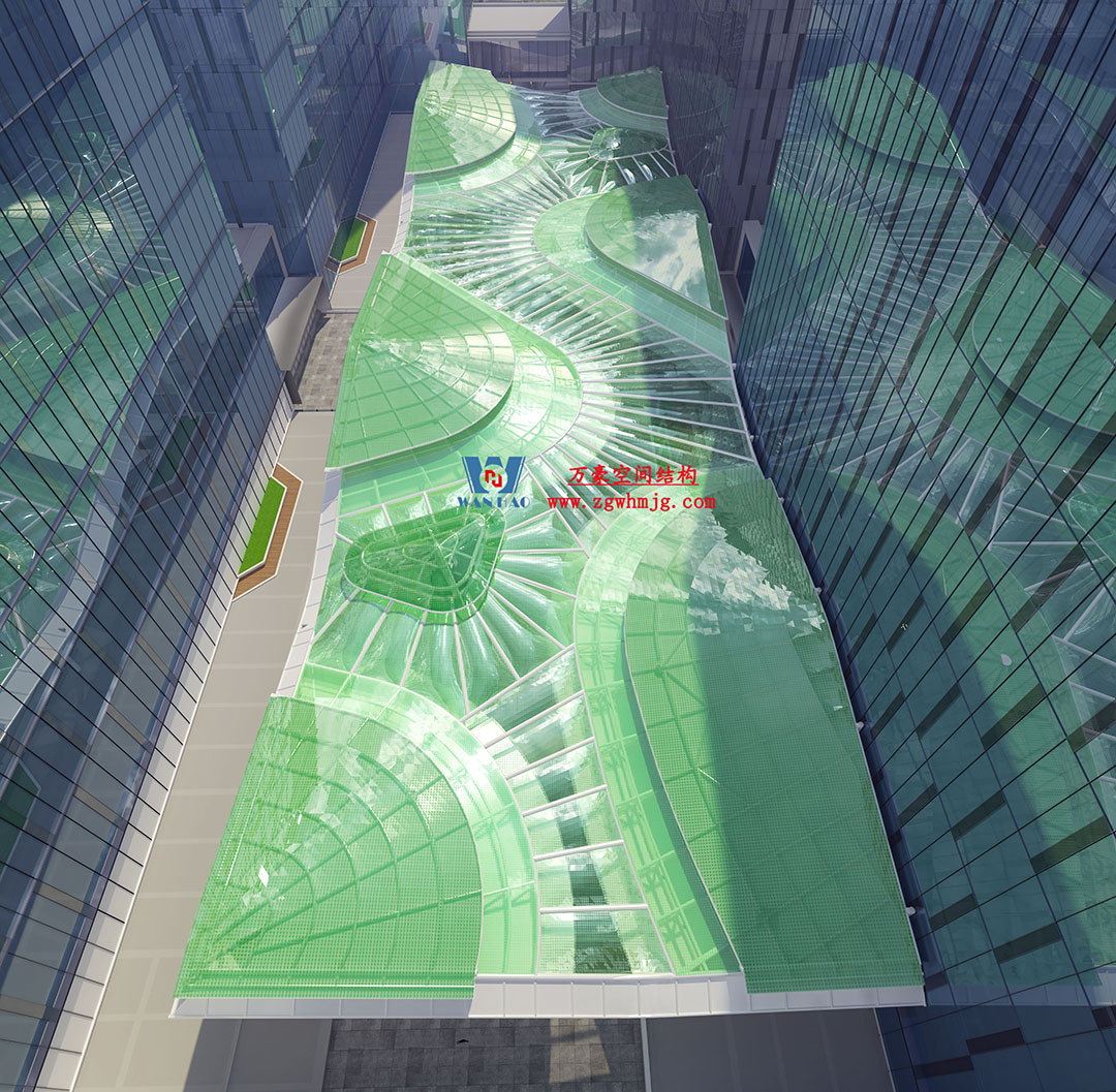 博多森谷項目中庭etfe膜結(jié)構(gòu)工程 博多森谷項目中庭etfe膜結(jié)構(gòu)工程