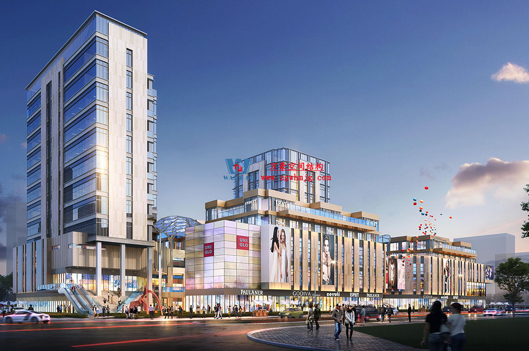 賦含夢幻色彩的商業(yè)街膜結(jié)構(gòu)天幕，即將閃亮登場！