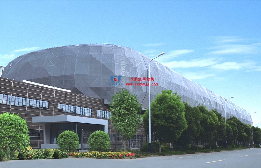 有骨骼、有皮膚的PTFE膜結構建筑