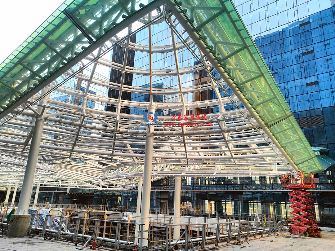 博多森谷項(xiàng)目中庭鋼膜結(jié)構(gòu)工程 博多森谷項(xiàng)目中庭鋼膜結(jié)構(gòu)工程