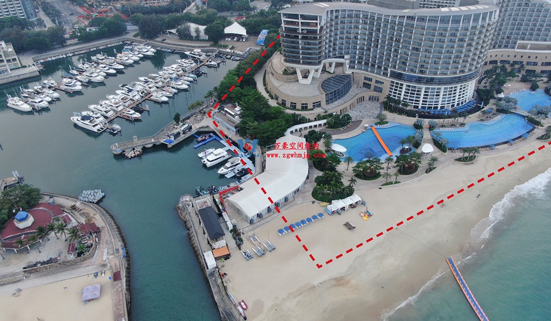 恭喜中標-京基大梅沙酒店多功能活動廳鋼膜結(jié)構(gòu)工程