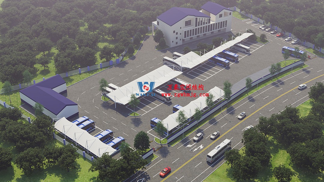 隨處可見的遮陽擋雨守護(hù)衛(wèi)士-膜結(jié)構(gòu)車棚 隨處可見的遮陽擋雨守護(hù)衛(wèi)士-膜結(jié)構(gòu)車棚