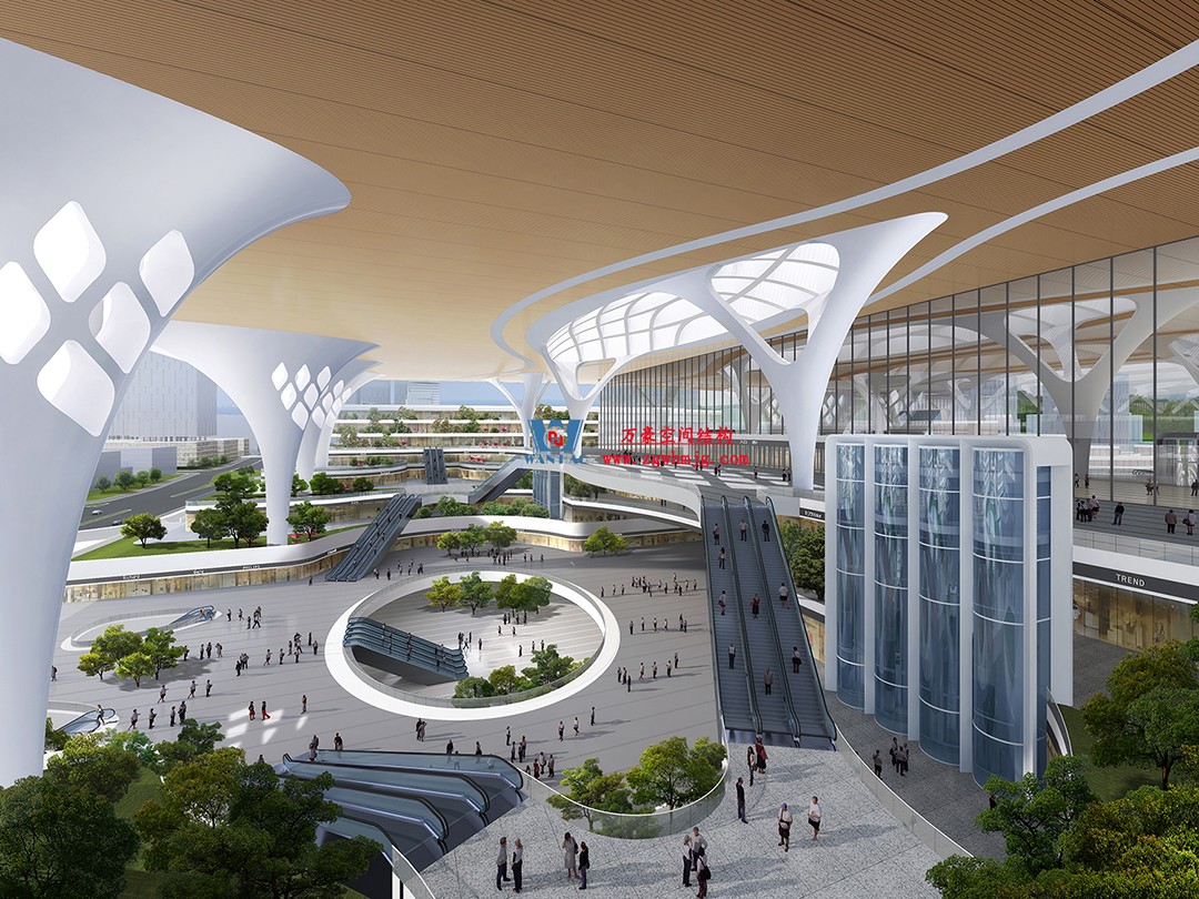 充滿地域性元素和文化特點的重慶東站 充滿地域性元素和文化特點的重慶東站