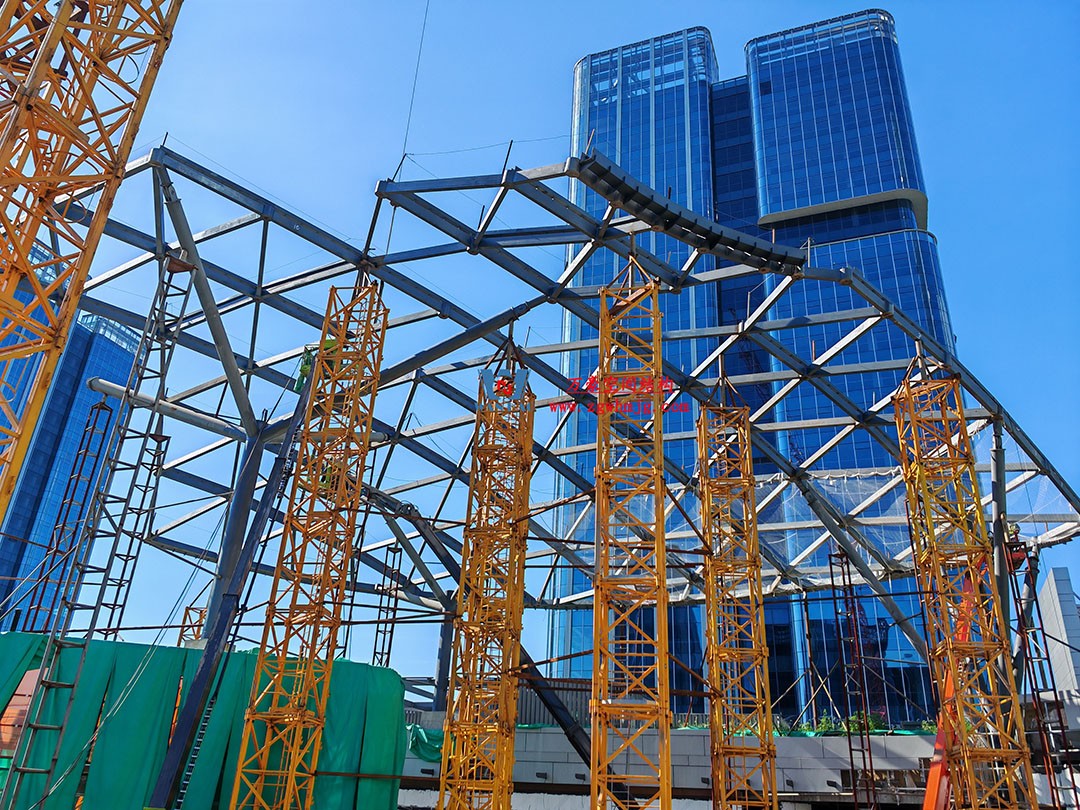 攻堅(jiān)克難，全速推進(jìn)|這個(gè)ETFE商業(yè)天幕迎來(lái)新進(jìn)展