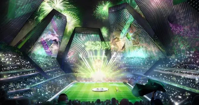沙特公布2034年世界杯的15個(gè)場(chǎng)館設(shè)計(jì)，預(yù)計(jì)耗資數(shù)千億美元