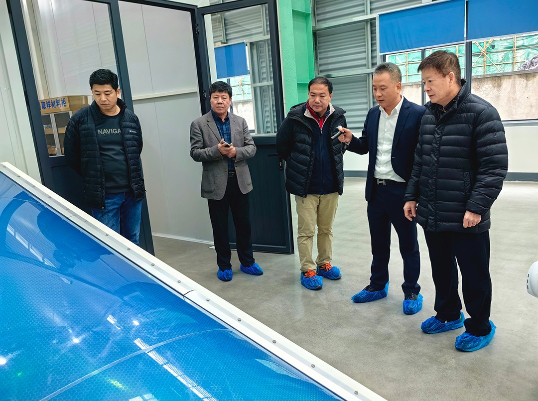 中國鋼結構協(xié)會空間結構分會領導專家一行蒞臨萬豪考察指導工作