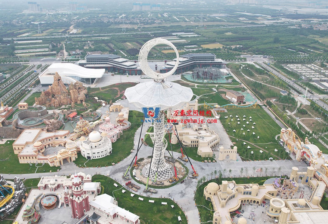 ETFE膜結(jié)構(gòu)地標(biāo)塔—以愛(ài)之名，點(diǎn)亮絲路歡樂(lè)世界