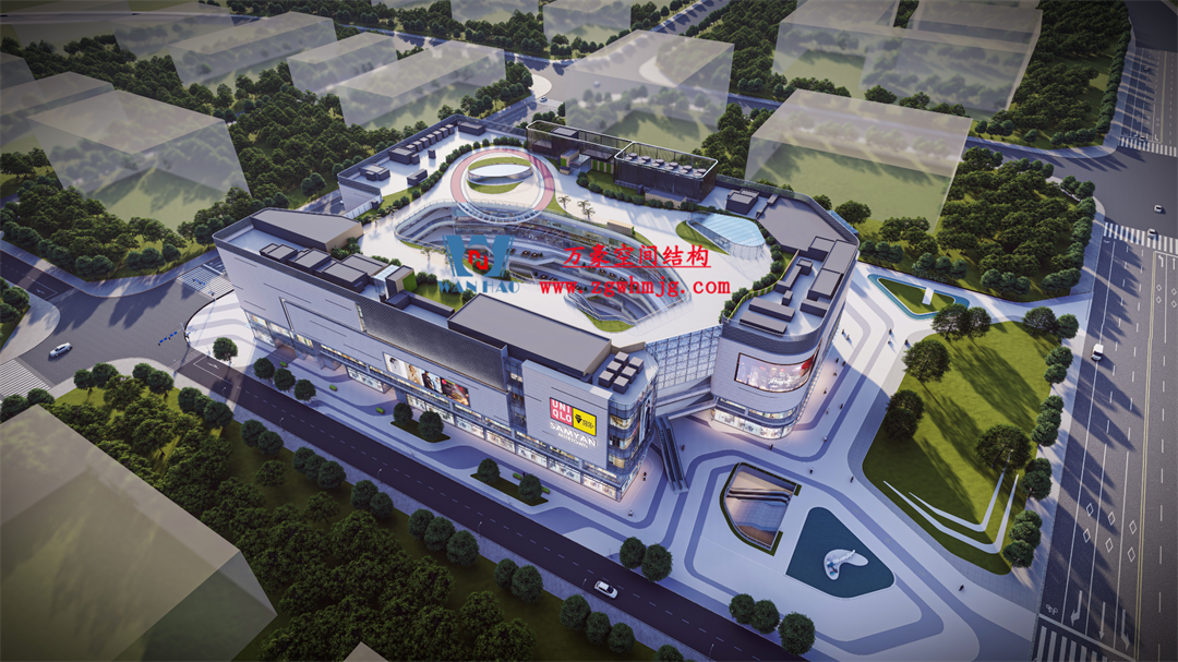 廣州從化鳳凰新天地商業(yè)街天幕項目：ETFE PTFE膜結(jié)構(gòu)打造城市靈動