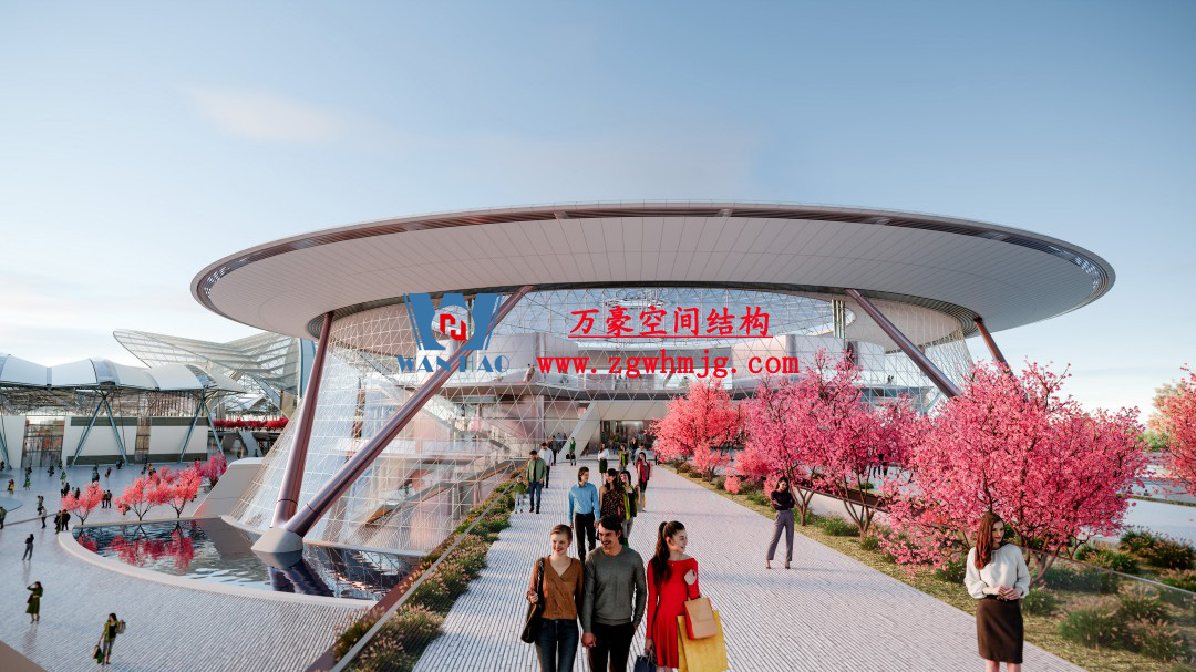 鄭州中原高鐵港數(shù)字展貿城鋼結構項目