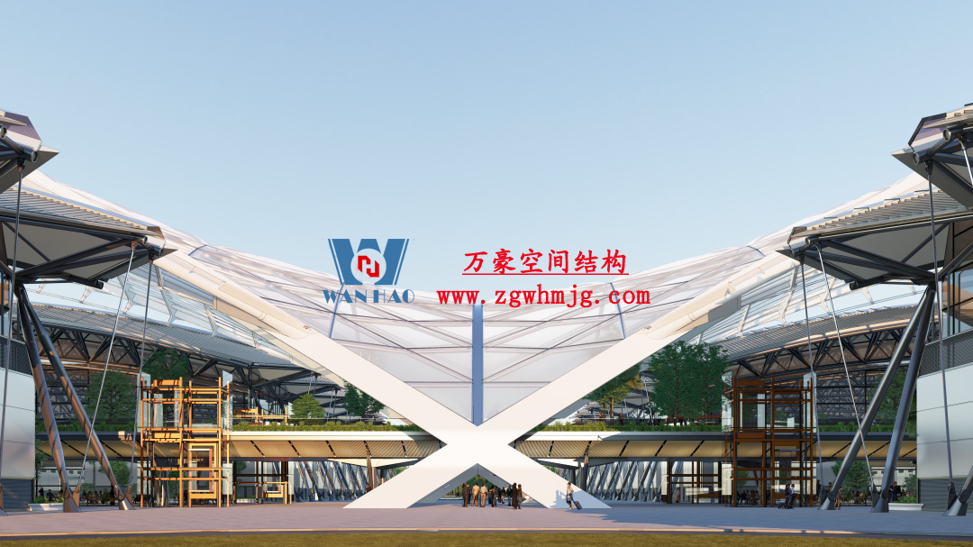 鄭州中原高鐵港數(shù)字展貿城鋼結構項目