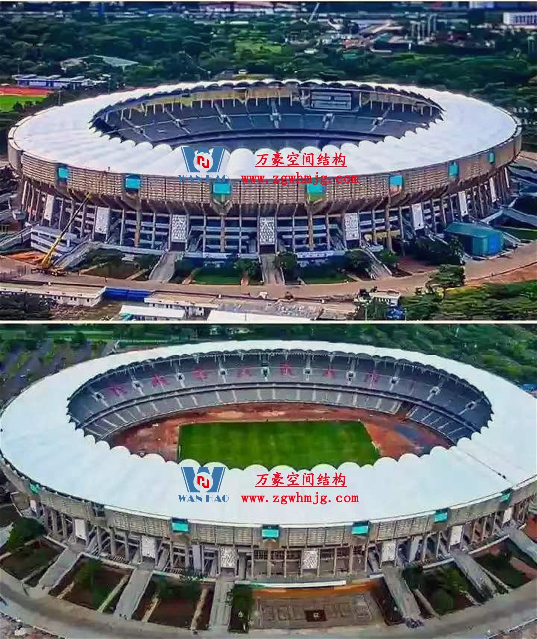 非洲杯肯尼亞體育場PTFE鋼膜結(jié)構(gòu)屋面 非洲杯肯尼亞體育場PTFE鋼膜結(jié)構(gòu)屋面