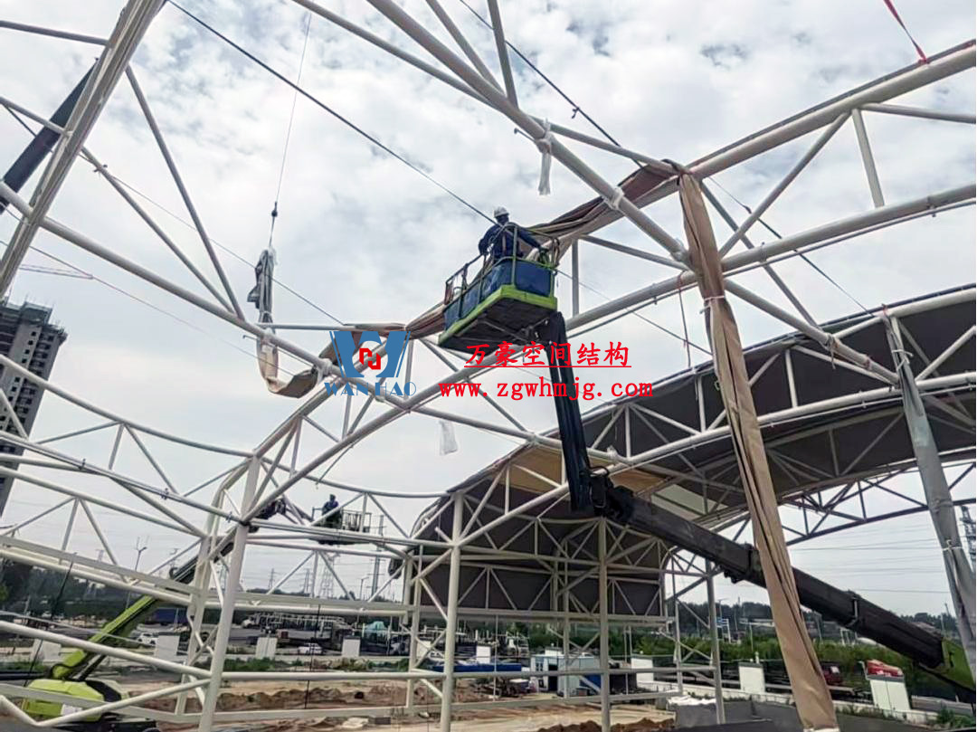 鄭州比亞迪沙坡PTFE膜結(jié)構(gòu)工程