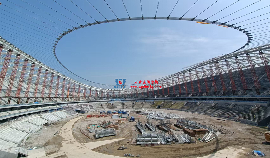 緊跟“蘇超熱浪”，火熱施工中，一只白鷺即將振翅高飛！