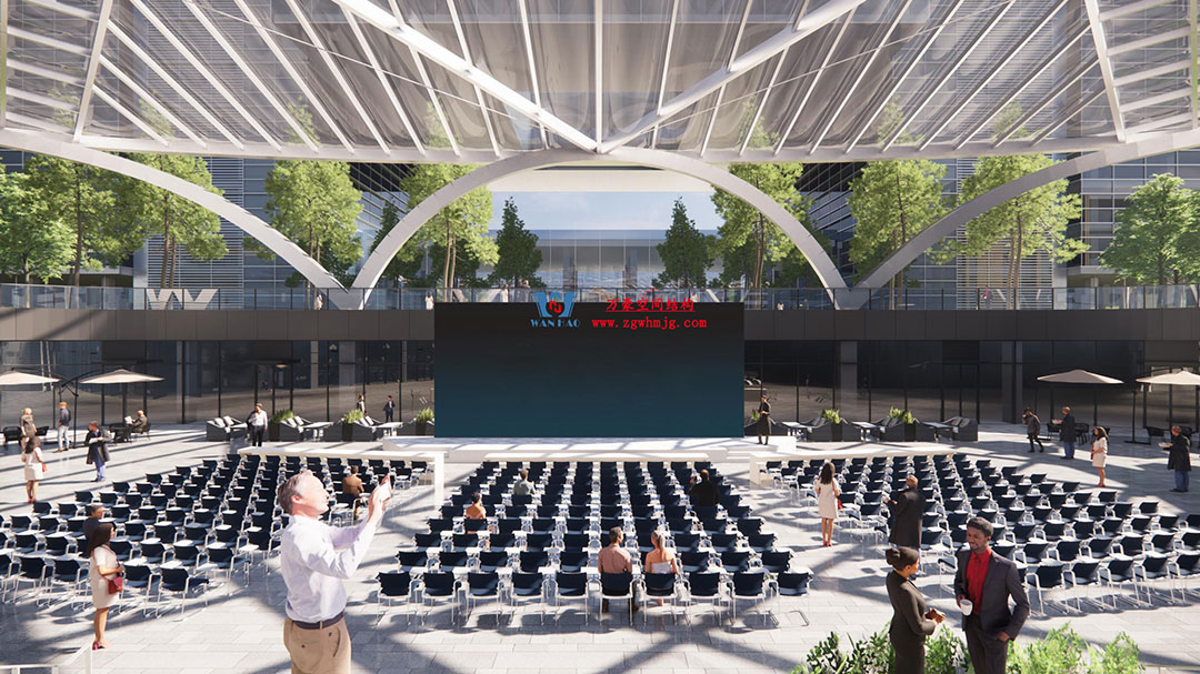 ETFE氣枕膜與雙曲面空間網(wǎng)殼結(jié)構(gòu)結(jié)合是什么樣？一起來(lái)一睹真容