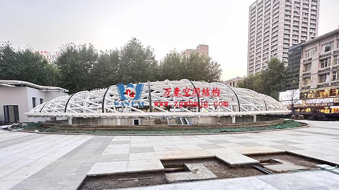 安吉縣人民路地塊房產(chǎn)開發(fā)ETFE膜結構項目