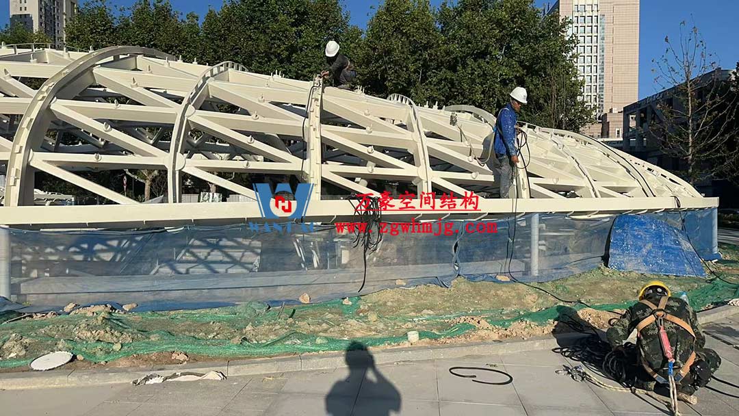 安吉縣人民路地塊房產(chǎn)開發(fā)ETFE膜結構項目