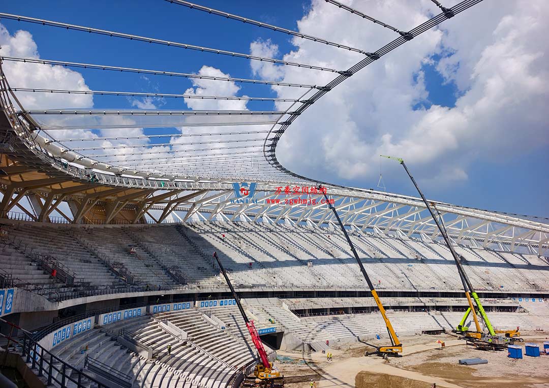 太湖之畔，華燈初上|無錫奧體中心施工加速