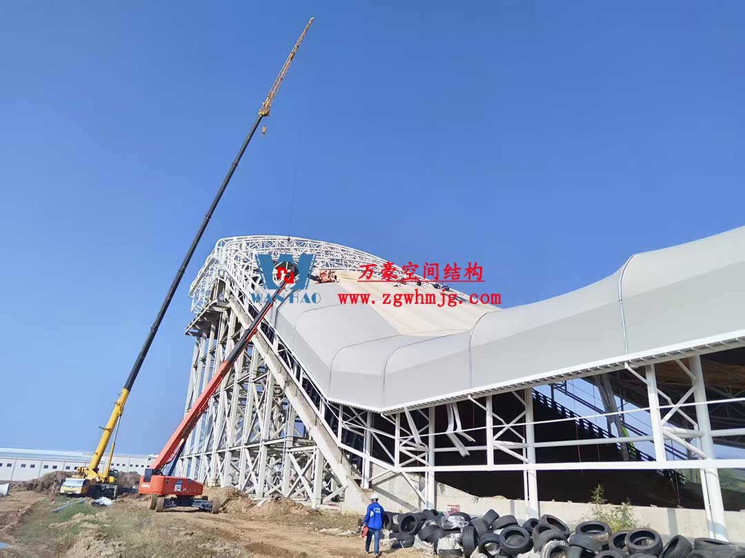 比亞迪紹興嵊州賽車場干拔沙坡觀景平臺PTFE膜結(jié)構(gòu) 比亞迪紹興嵊州賽車場干拔沙坡觀景平臺PTFE膜結(jié)構(gòu)