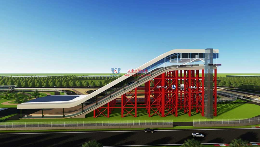 比亞迪賽車場驚現(xiàn)“風之翼”！又一座PTFE膜結(jié)構(gòu)干拔沙坡頂棚拔地而起