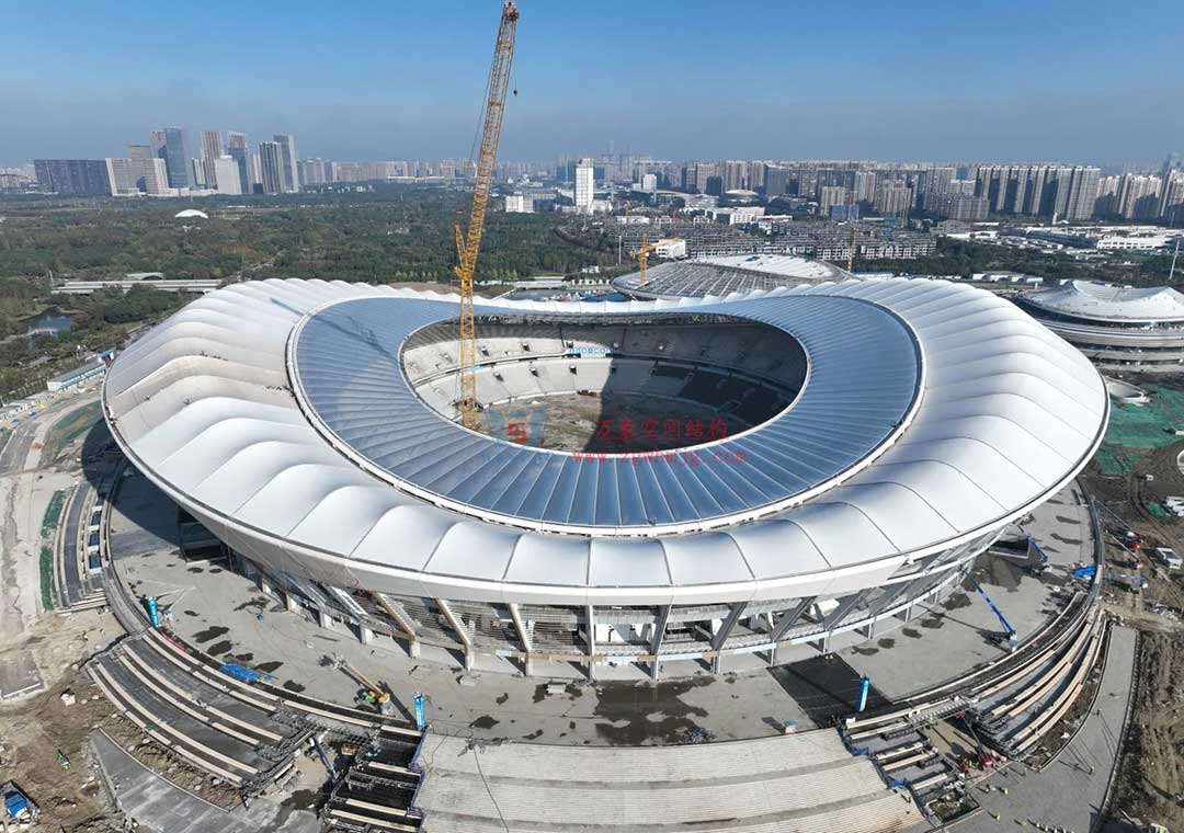無(wú)錫奧林匹克體育產(chǎn)業(yè)中心ETFE膜結(jié)構(gòu)項(xiàng)目 無(wú)錫奧林匹克體育產(chǎn)業(yè)中心ETFE膜結(jié)構(gòu)項(xiàng)目
