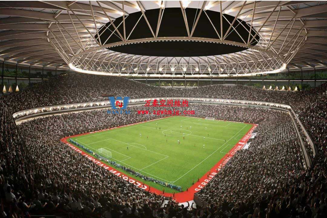 塞爾維亞國家足球場PTFE膜結(jié)構(gòu)項目 塞爾維亞國家足球場PTFE膜結(jié)構(gòu)項目