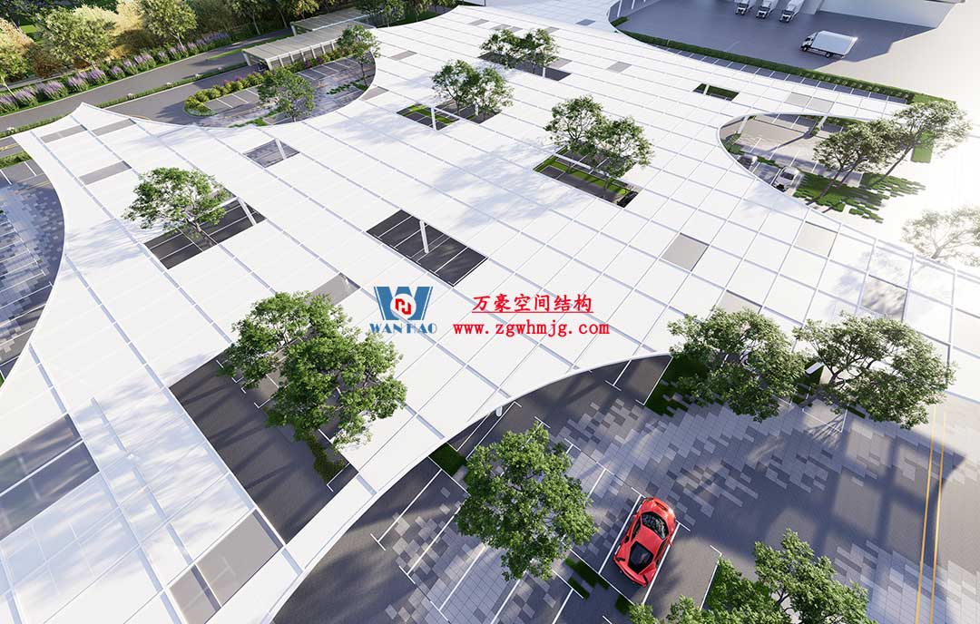 綠色心?！ぶ腔郛a(chǎn)融農(nóng)商匯項目ETFE氣枕天幕工程