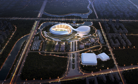 襄陽(yáng)奧體中心膜結(jié)構(gòu)工程