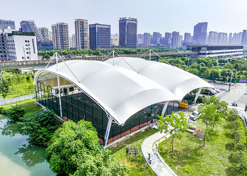 澳大利亞希望島網(wǎng)球中心PTFE膜屋面項目