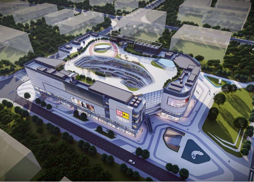 廣州從化鳳凰新天地商業(yè)樓ETFE+PTFE膜結構項目